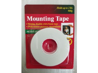 Двухсторонняя клейкая лента Mounting Tape 18 мм х 5 м, белый