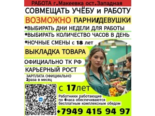 Работа г. Макеевка с любым графиком