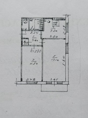 2-x-kom-kvartira-v-kal-r-ne-b-saxtostroitelei-7-v-xorosem-sostoianii-big-4