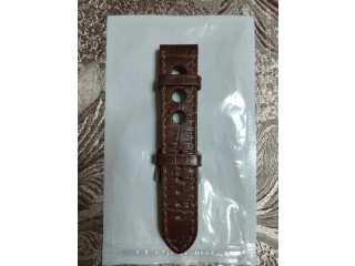 Ремешок для часов 22 мм кожаный мужской